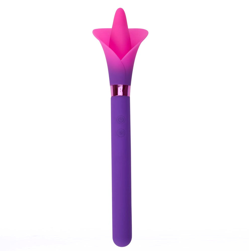 Maia VALA USB Rechargeable Flower Vibrator - Purple - Personal Massagers