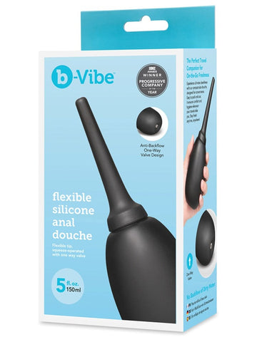 b-Vibe Flexible Silicone Anal Douche Ssytem - Enemas and Douches