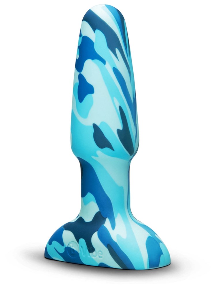 b-Vibe Rimming 2 Rotating and Vibrating Butt Plug Camo - - Butt Plugs