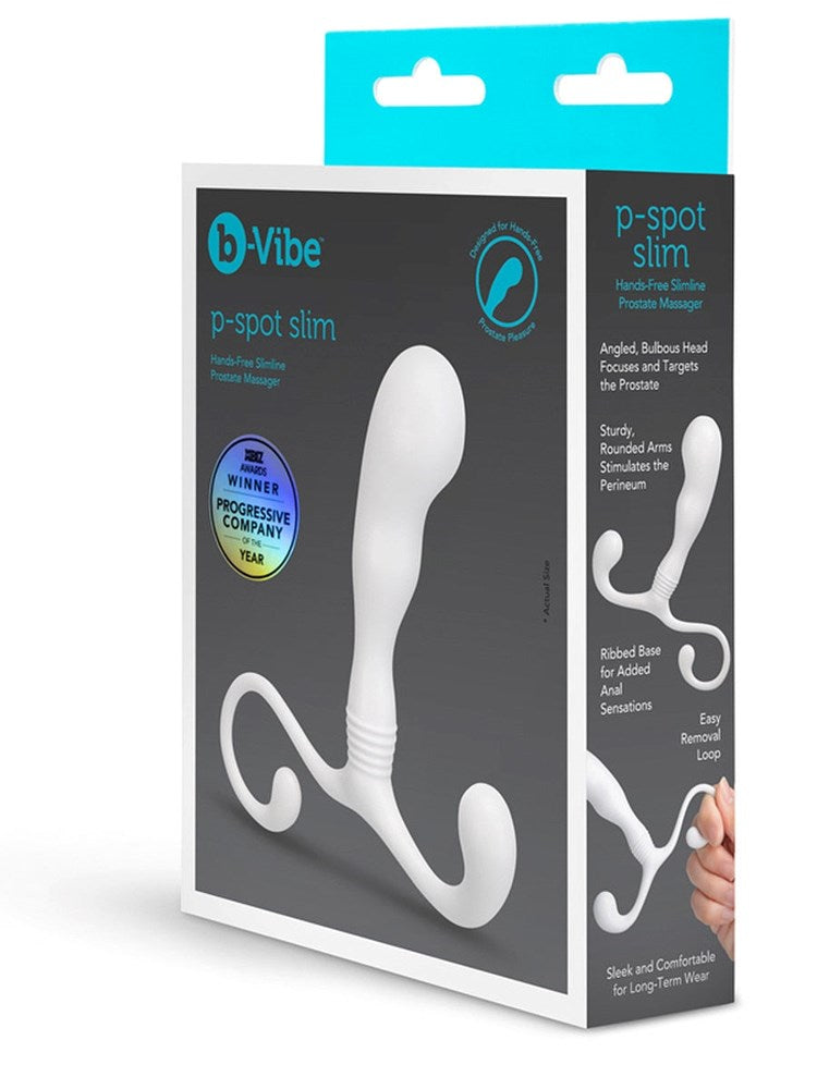 b-Vibe Slim Hands Free Slimline Prostate Massager - - Prostate Toys