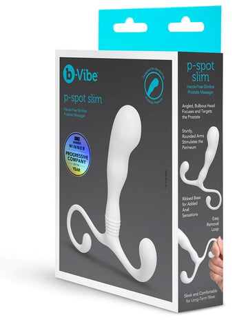 b-Vibe Slim Hands Free Slimline Prostate Massager - Prostate Toys