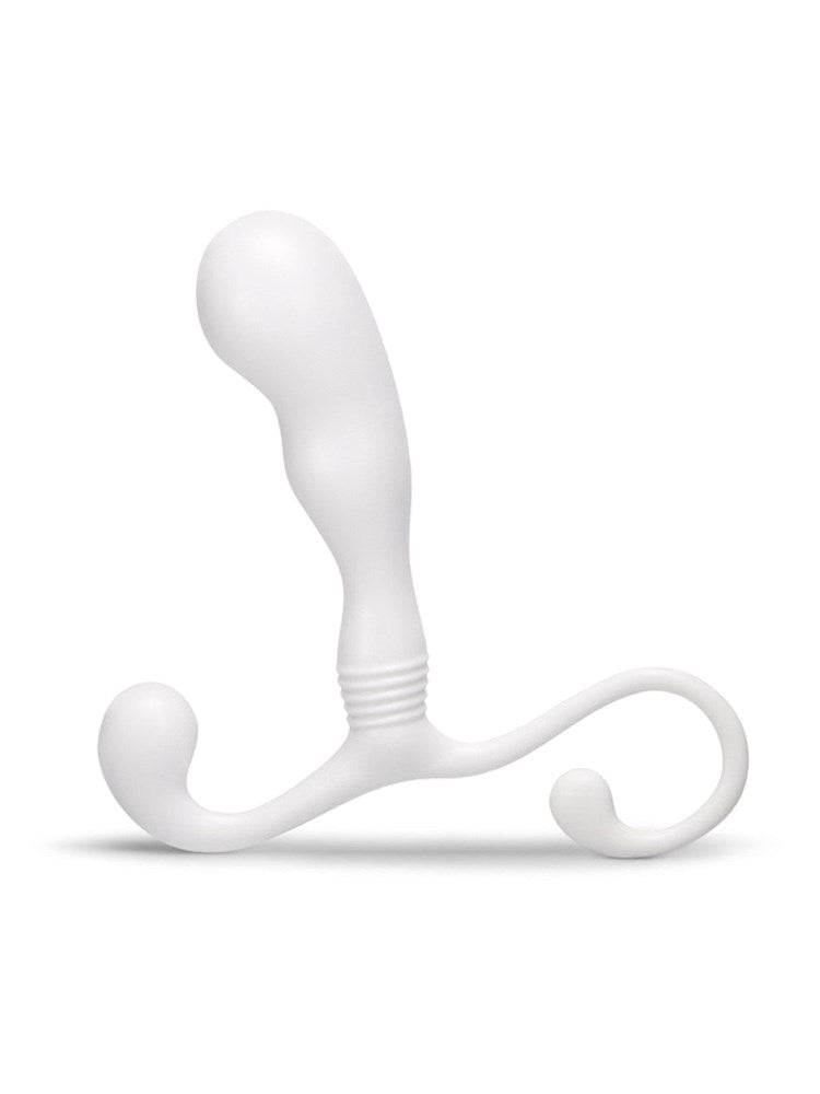 b-Vibe Slim Hands Free Slimline Prostate Massager - White - Prostate Toys