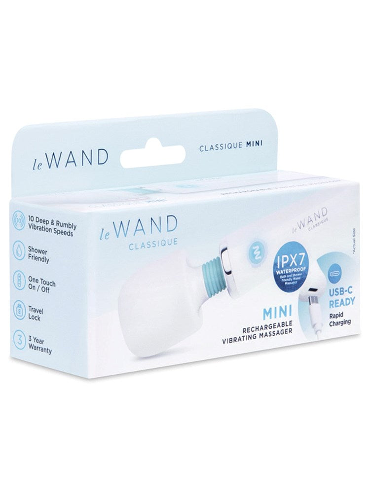 Le Wand Classique 10 Functions Mini Wand Massager - - Body Wands