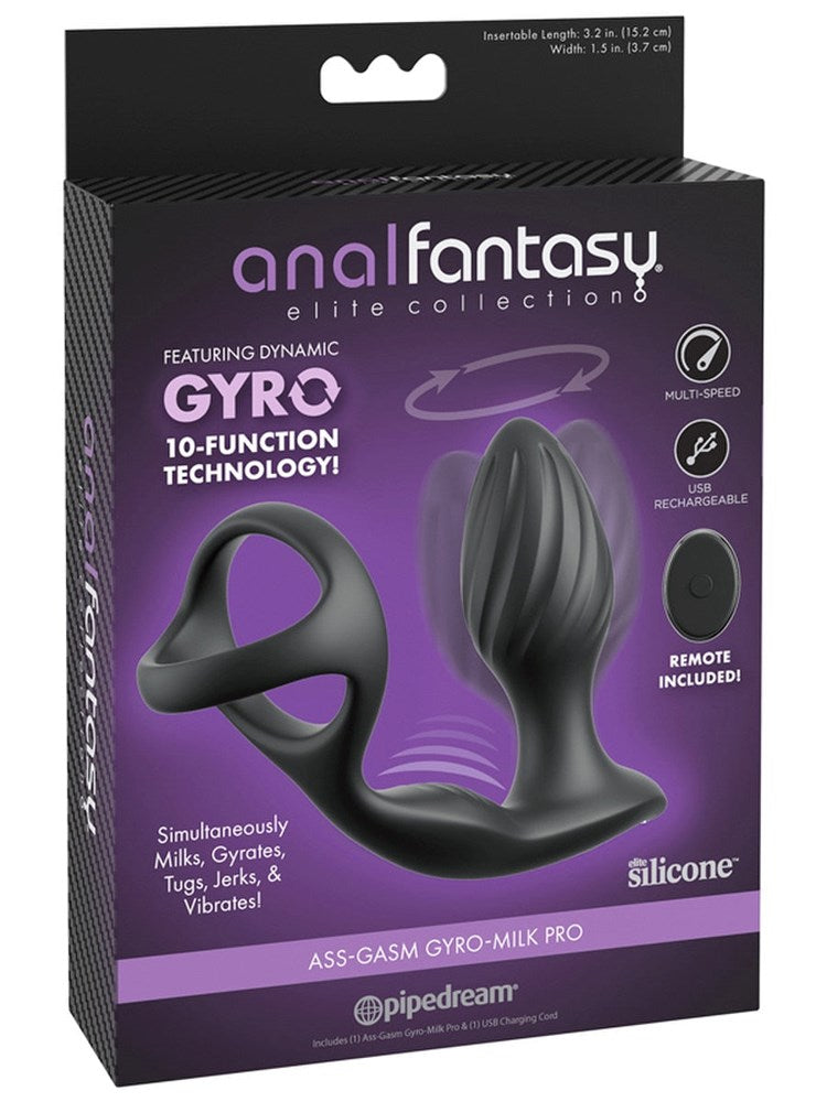 Pipedream Anal Fantasy Elite Ass-Gasm Gyro-Milk Pro - Prostate Toys