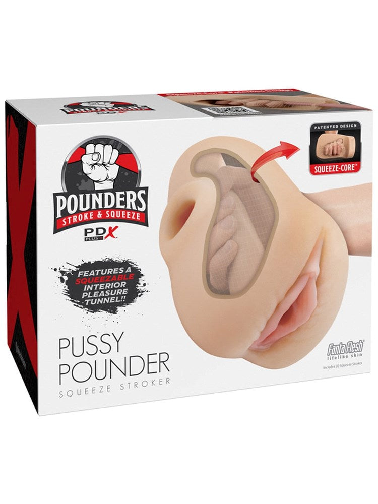 Pipedream Extreme Plus Pussy Pounder Squeeze Male Stroker - Masturbators and Strokers