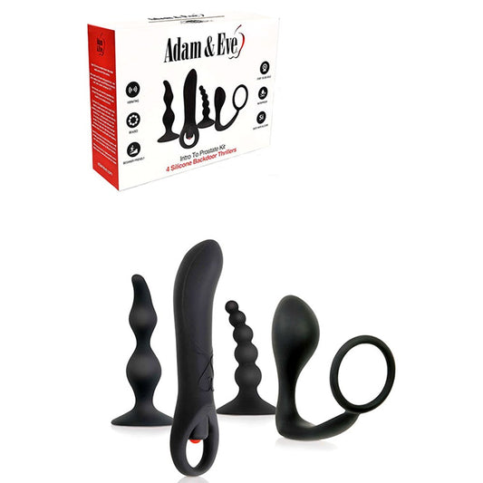Adam and Eve 4 Piece INTRO TO PROSTATE Pleasure KIT - Unclassified