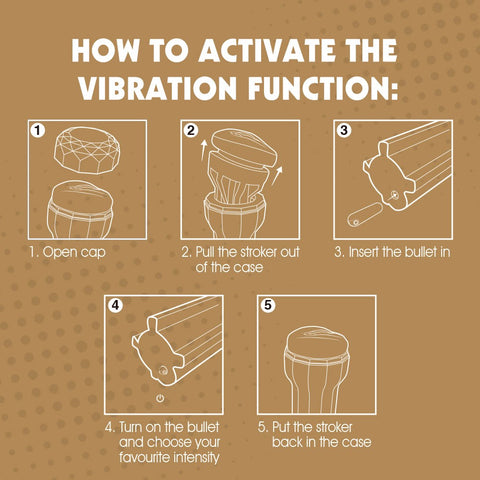 Chisa Ella Realistic Vibrating Vagina Cup - Masturbators and Strokers