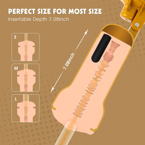 Chisa Lara Realistic Vagina Vibrating Cup - Masturbators and Strokers