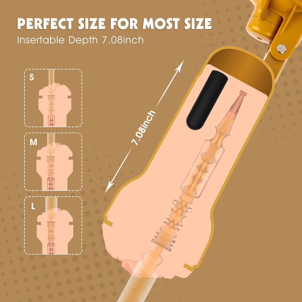 Chisa Darcey Realistic Vagina Vibrating Cup - - Masturbators and Strokers