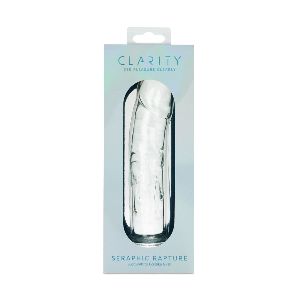 Creative Conceptions Clarity Seraphic Rapture Glass Dildo - Clear - Glass Sex Toys