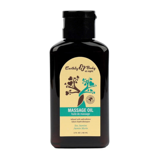 Earthly Body Hemp Seed Scented Adult Massage Oil 60 ml - Massage Oils and Lubricants