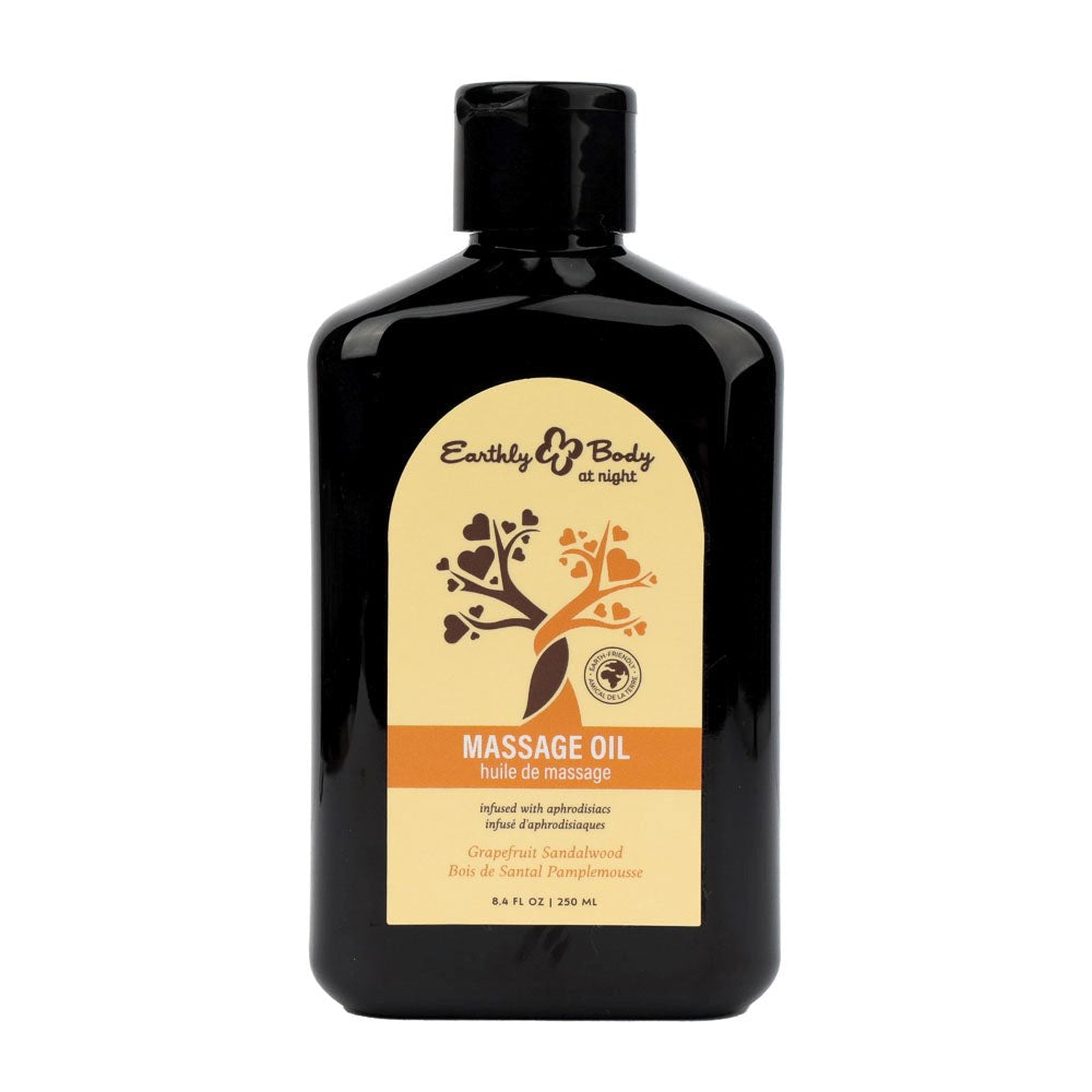 Earthly Body Hemp Seed Scented Massage Oil 250 ml - Massage Oils and Lubricants