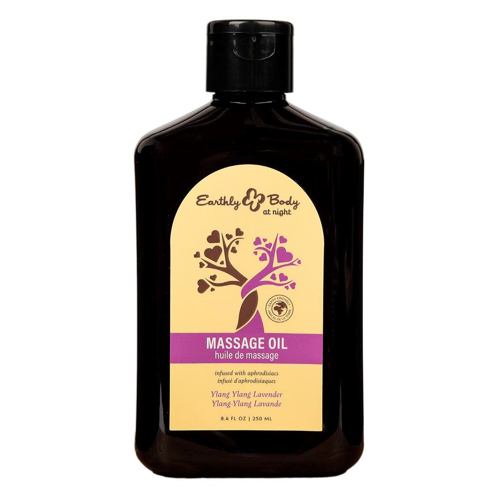 Earthly Body Hemp Seed Scented Massage Oil 250 ml - Massage Oils and Lubricants