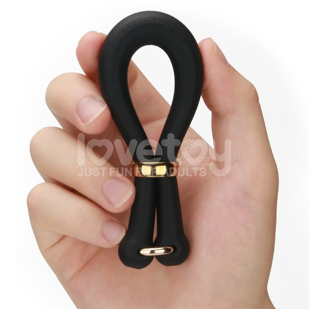 Lovetoy Pinnacle Pro Anyfit Stretcher Adjustable Cock Ring - Ball and Cock Toys