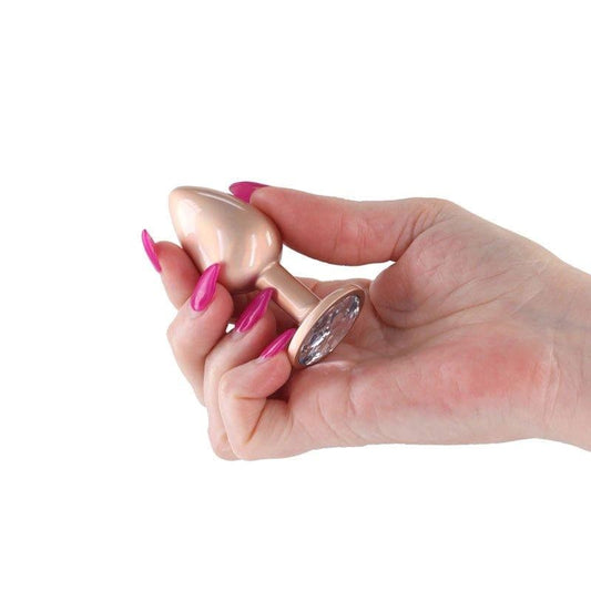 NS Novelties Rear Assets Iridescent Small Butt Plug - Butt Plugs