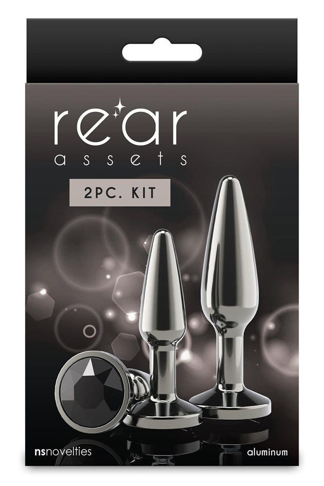 NS Novelties Rear Assets Tapered Trainer Metal Butt Plugs Set - - Butt Plugs