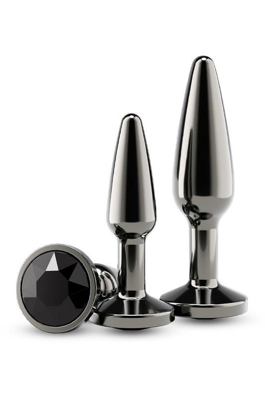 NS Novelties Rear Assets Tapered Trainer Metal Butt Plugs Set - Butt Plugs