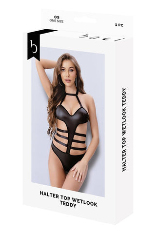 Xgen BACI WL Halter Top Wetlook Teddy One Size - Her Fetish