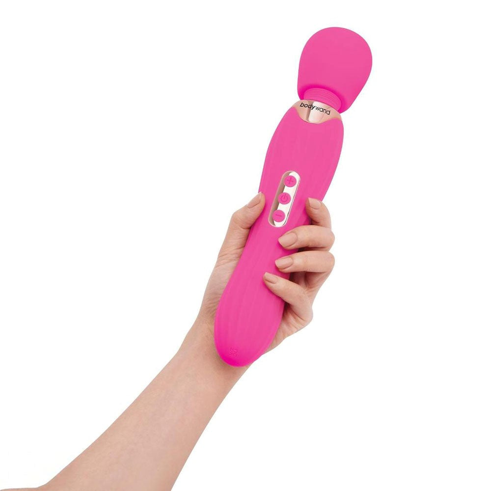 Xgen Bodywand RUMBLE Rechargeable Personal Massager Hot Pink - - Body Wands
