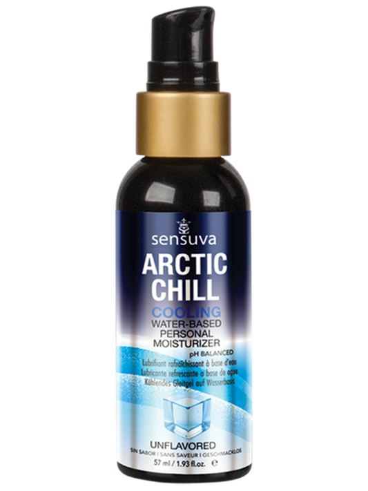 Sensuva Arctic Chill Cooling Personal Moisturizer 2oz - Water Based Lubes