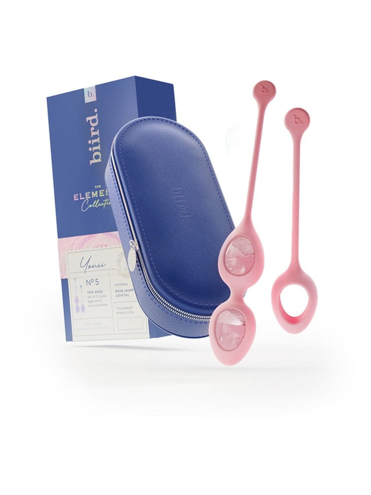 Biird Yonii Set of 2 Quartz Eggs Massager - - Love Eggs and Kegel Exercisers
