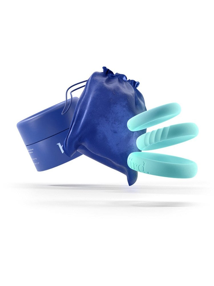 Biird Riin Set of 3 Silicone Penis Rings - - Cock Ring Sets