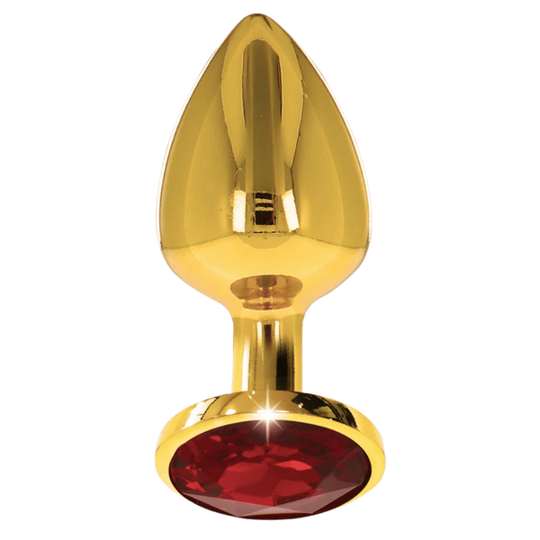 Scala Butt Plug With Diamond Jewel Small - Gold - Butt Plugs