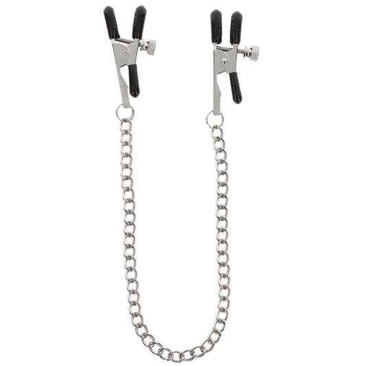 Scala Adjustable Nipple Clamps With Chain - Nipple and Clit Clamps