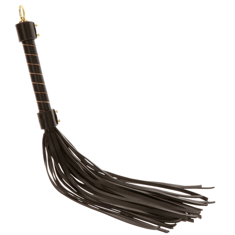 Scala Taboom Vegan PU Leather Studded Whip - Whips And Crops