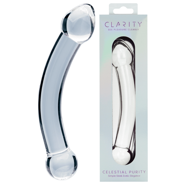 Creative Conceptions Celestial Purity Glass Dong - - Glass Sex Toys