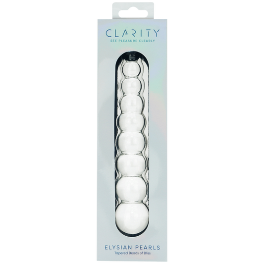 Creative Conceptions Elysian Pearls G-Spot Glass Dildo - Glass Sex Toys