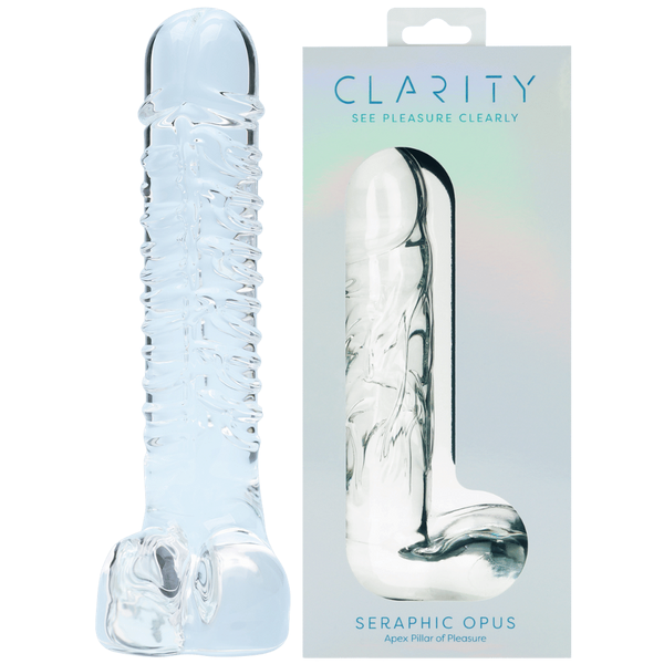 Creative Conceptions Seraphic Opus Handblown Glass Dildo - - Glass Sex Toys
