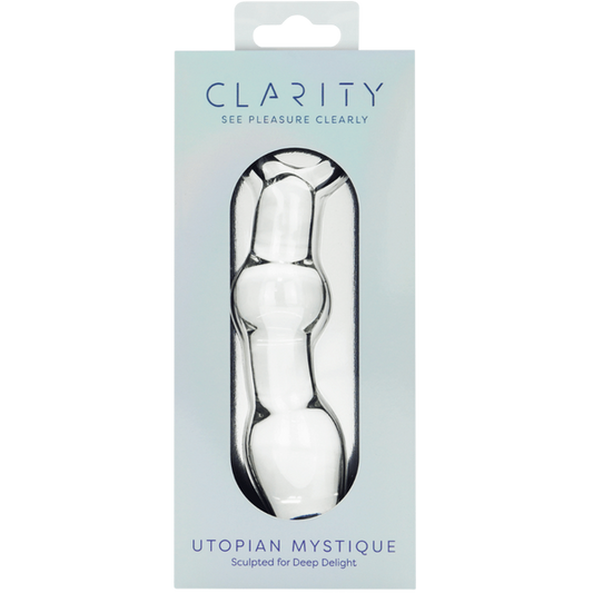 Creative Conceptions Utopian Mystique Glass Anal Dildo - Glass Sex Toys