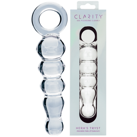 Creative Cocneptions Heras Tryst 4.9 Inch Glass Dildo - Glass Sex Toys