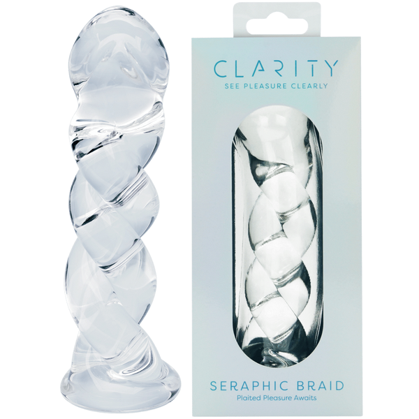 Creative Conceptions Seraphic Braid Glass Dildo - - Glass Sex Toys