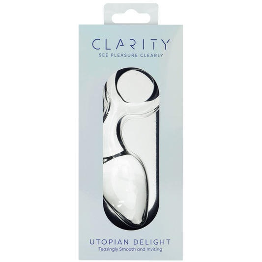 Creative Conceptions Utopian Delight Glass Anal Plug - Glass Sex Toys