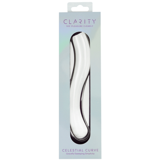 Creative Conceptions Celestial Curve Double Ender Glass Dildo - Glass Sex Toys