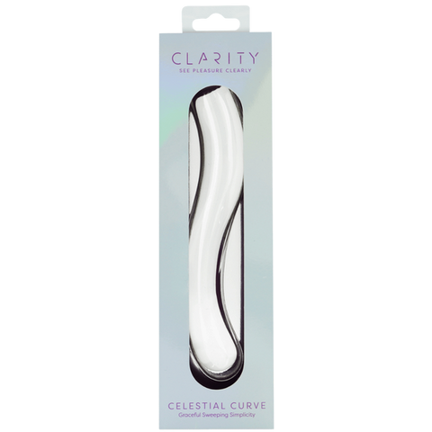 Creative Conceptions Celestial Curve Double Ender Glass Dildo - Glass Sex Toys