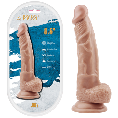 La Viva Joey 8.5 Inch Realistic Feel Dildo - Realistic Dildos