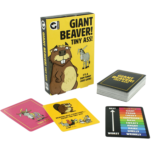 Creative Conceptions Giant Beaver Tiny Ass Card Game - Default Title - Sex Games, Coupons and Tricks