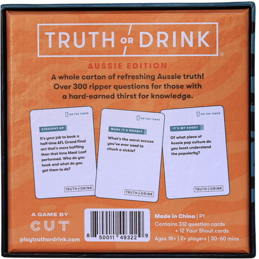 Creative Conceptions Truth or Drink On The Turps Aussie Edition - Sex Games, Coupons and Tricks