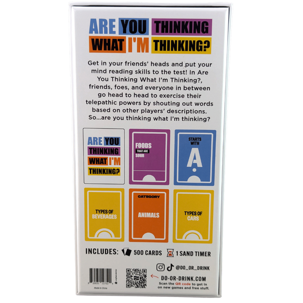 Creative Conceptions Are You Thinking What I'm Thinking? Game - Default Title - Sex Games, Coupons and Tricks