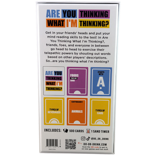Creative Conceptions Are You Thinking What I'm Thinking? Game - Sex Games, Coupons and Tricks