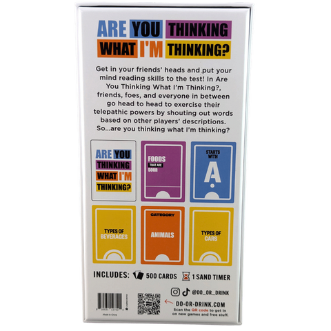 Creative Conceptions Are You Thinking What I'm Thinking? Game - Sex Games, Coupons and Tricks
