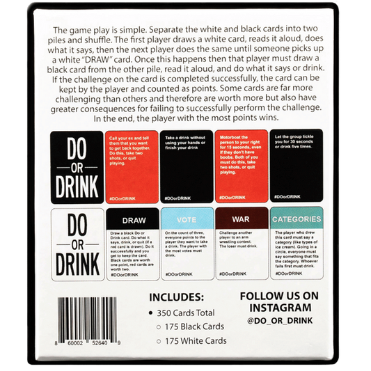 Creative Conceptions Do Or Drink Adult Sex Game - Sex Games, Coupons and Tricks