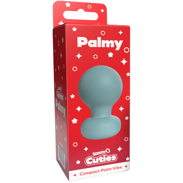 Screaming O Cuties Palmy Rechargeable Mini Palm Vibe - Blue - Mini & Slim Vibrators