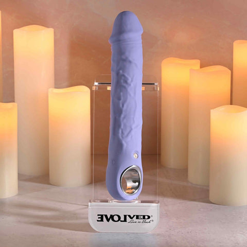Evolved LARGE PURPLE FANTASY USB Rechargeable Vibrator
