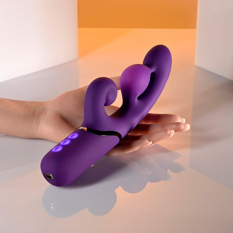 Evolved PLEASURE PUFF Rechargeable Inflatable Rabbit Vibe