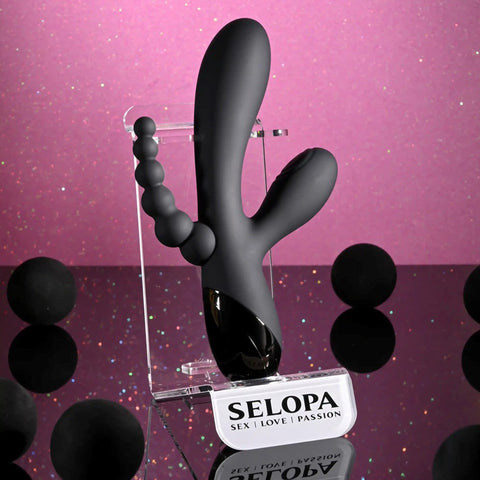 Evolved Selopa TRIPLE ACES Rechargeable Triple Stimulator Vibe
