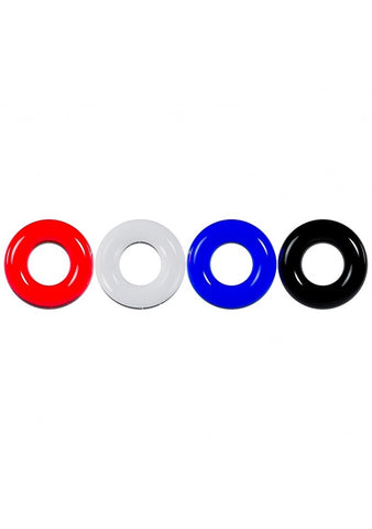 Shots LEVELZ Multicolour 4 Pack Cock Ring Set